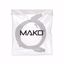 Picture of Mako Mako USB-C to USB-C 60W USB 2.0 1M Cable in Black in Bulk