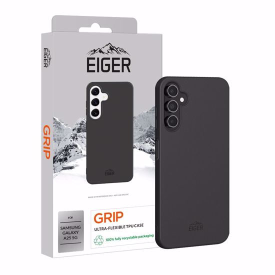 Picture of Eiger Eiger Grip Case for Samsung Galaxy A25 5G in Black