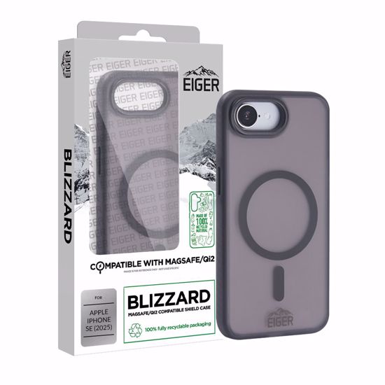 Picture of Eiger Eiger GRS Blizzard Magsafe Case for iPhone 16e in Black